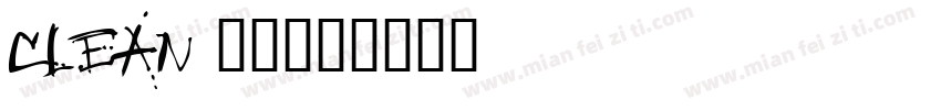 Clean 黑体字体转换